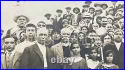 RARE Antique VTG Spanish / American 1800s CABINET CARD Large Wedding Photo 8x10