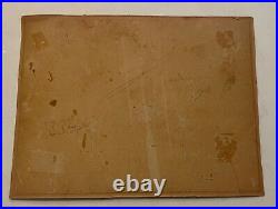 RARE Antique VTG Spanish / American 1800s CABINET CARD Large Wedding Photo 8x10