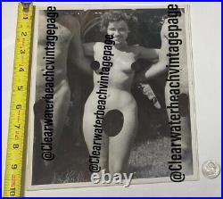 RARE FULMER Collection 8x10 Photo Nude Male Female Swinger Physique Nudist Gay
