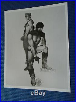 RARE GAY Vintage LÜGER/JIM FRENCH 6 Print Portfolio SILENT MEN Colt Studio 1992