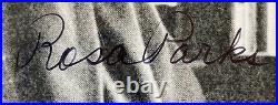 RARE Rosa Parks Signed Autograph 8x10 B&W Riding The Bus Photo JSA FREE S&H