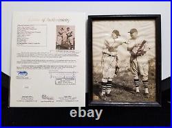 RARE Signed & Authenticated 8x10 Babe Ruth/Dazzy Vance Signed photo
