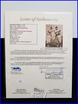 RARE Signed & Authenticated 8x10 Babe Ruth/Dazzy Vance Signed photo