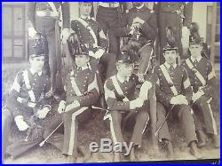RARE VINTAGE MILITARY Armed with Swords Military School Cadets Pach Bros. Photo