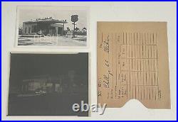 RARE VTG Photographer Estate 1953 PHILLIPS 66 Oil GAS STATION Photo Pack OOAK