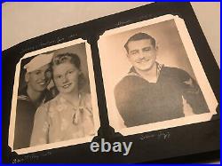 RARE Vtg 1940s Family Photos Album with Handwritten Notes, Military, Boating, etc