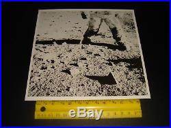 Rare Vtg Set Of 11 Nasa B/w Apollo 12 Lunar Surface Photos-a Kodak Paper