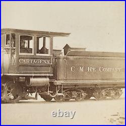 Rhode Island Locomotive Works Photo c1885 Cartagena C-M Railway Company RI D1161