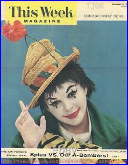Richard Avedon 1923 2004 Photograph Judy Garland as Clown Contact Sheet 1950s
