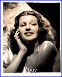 Rita Hayworth (1940)? Original Vintage Stunning Photo by A. L. Schafer K 384