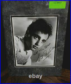 SAL MINEO In-Person AUTOGRAPHED Vintage B&W 8x10 Movie Photo, with Double-Matte
