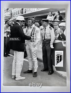STEVE McQUEEN 1970 Le Mans Original photo by Araldo Di Crollalanza (Unpublished)