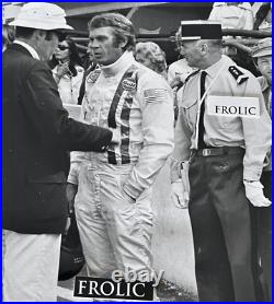 STEVE McQUEEN 1970 Le Mans Original photo by Araldo Di Crollalanza (Unpublished)