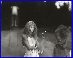 Sally Mann. Vintage 8x10 Photo By 1980's. Candy Cigarette