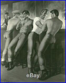 Saturday Night by George Quaintance original Photo, Vintage Male Beefcake, Rare