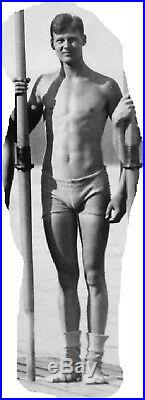 Sculling Crew, Columbia U. 1926, vintage wire service photo, gay interest