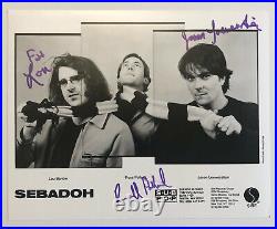 Sebadoh 8 X 10 Promotional Press Photo Signed In-Person