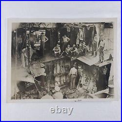 Ship Post-Shelling Ruined Remains WW2 Press Photo 1940s Soldiers Navy 6x8 U170