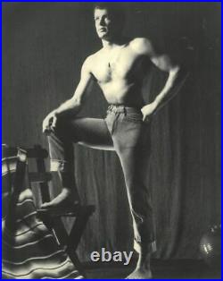 Shirtless Man Bill Bredlau Quaintance original Photo Vintage Male Beefcake, Rare