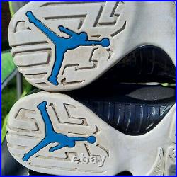 Size 13 Nike Air Jordan 9 Retro 302370-007 Black/White-Photo Blue
