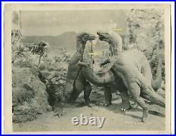 THE LOST WORLD MOVIE PHOTOS 1925, 6 Vintage DINOSAURS Arthur Conan Doyle SILENT
