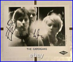 The Cardigans 8 X 10 Promotional Press Photo Signed In-Person 1997