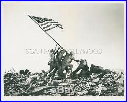 The Immortal Flag Raising Sands Of Iwo Jima 1949 Vintage Photo Original