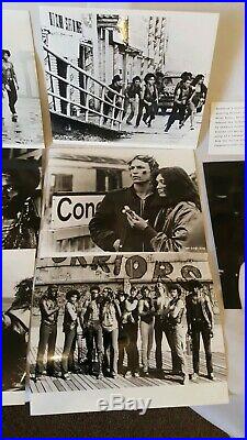 The Warriors 1979 Film. Rare Set Of 10 Black And white Photos. Vintage