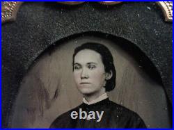 Tintype of Women in Littlefield, Parsons & Co. Daguerreotype Case c. 1856-57