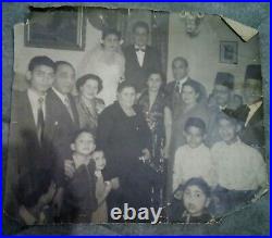 Two Vintage Photos An Egyptian Family Marraige 1954 For Photo Collectible Love