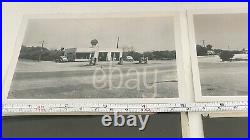 ULTRA RARE Photographer Estate 1952 OOAK VTG Photo Packet SHELL oil Gas Station