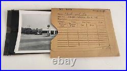 ULTRA RARE Photographer Estate 1952 OOAK VTG Photo Packet SHELL oil Gas Station