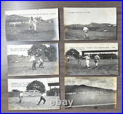 US Navy Playing Baseball in Panama Lot Of 32 Vintage Black & White Photos 1915