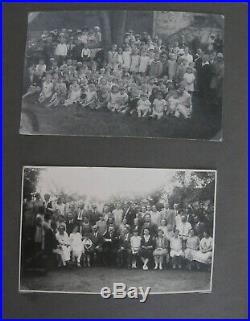 VINTAGE 1930s-1940s WW2 GERMAN FAMILY PHOTO ALBUM, 20 DOUBLE-SIDED PAGES