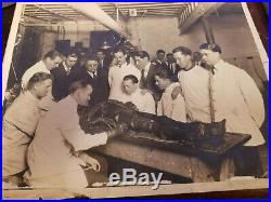 VINTAGE AUTOPSY PHOTOGRAPH 1925 Kansas City Dental College Cadaver