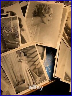 VINTAGE MOVIE STAR Photos Lot of 80+ Stills of 1930s Original Photographs. Gloss
