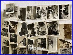 VINTAGE PHOTO LOT 330+ B&W Soldiers Children Animals US Germany Beach Dogs Car