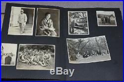 VINTAGE WWII JAPANESE MILITARY SOLDIERS B&W PHOTOGRAPH ALBUM inc KAMIKAZE JAPAN
