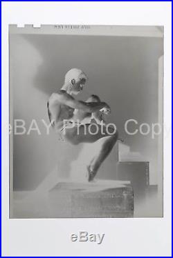 VTG 1940s LF PHOTO NEGATIVE 4 x 5 Young PAT BURNHAM PHYSIQUE GAY INTEREST 8-03