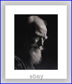 VTG Yousuf Karsh Photo George Bernard Shaw Engraving ArtPortrait 1943 Mat 13x15