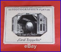 VTG set of 12 Zeppelin Airship photos black/white great collection rare