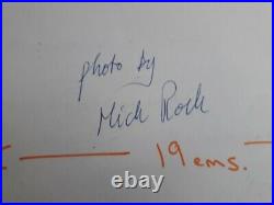Velvet Underground Lou Reed Mick Rock Transformer Photo Original 1972 Signed