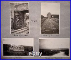 Vintage 1910 Photo Album From England & France RMS CARMANIA Castles