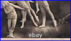 Vintage 1920s Antique Daguerre Chicago Children Fairies Silver Gelatin Photo