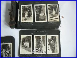 Vintage 1920s Photo Album 270+ Buffalo NY Saranac Lake Horses Lake Placid etc