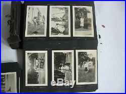 Vintage 1920s Photo Album 270+ Buffalo NY Saranac Lake Horses Lake Placid etc