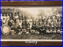 Vintage 1924 Illinois School Of The Deaf Convention Photo Yard Long
