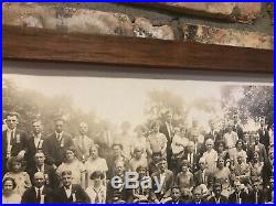 Vintage 1924 Illinois School Of The Deaf Convention Photo Yard Long