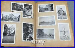 Vintage 1930's SCRAPBOOK Black & White Photos NEW ORLEANS Ozarks ATLANTIC CITY