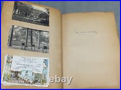 Vintage 1930's SCRAPBOOK Black & White Photos NEW ORLEANS Ozarks ATLANTIC CITY